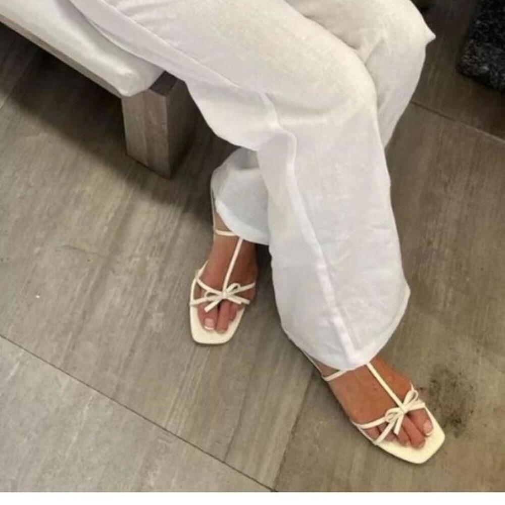 SOLD REFORMATION Maya Bow Sandals
